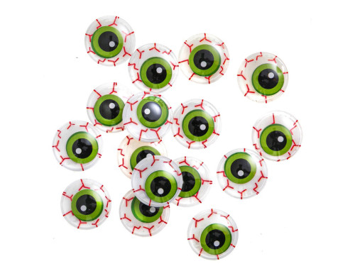 Halloween wiggle eyes - DpCraft - 24 mm 16 pcs.