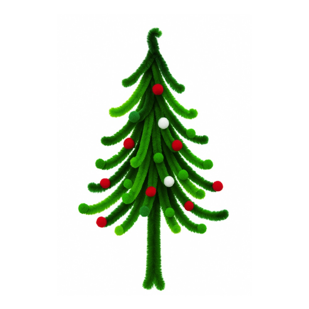 Polyester pompoms - DpCraft - 1000 pcs.