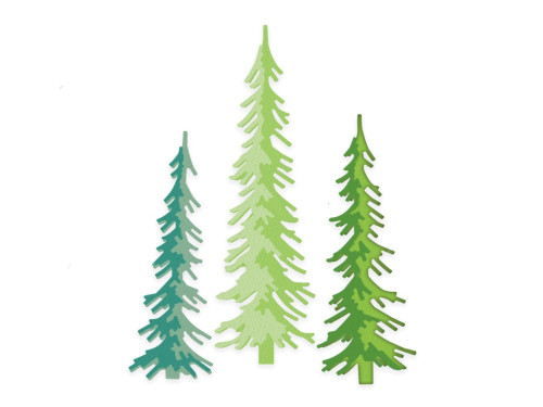 Set of cutting dies Christmas Tree - DpCraft - 6 pcs.