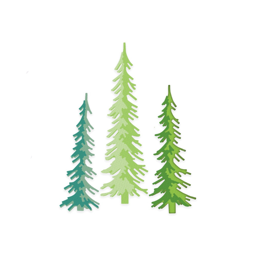 Set of cutting dies Christmas Tree - DpCraft - 6 pcs.