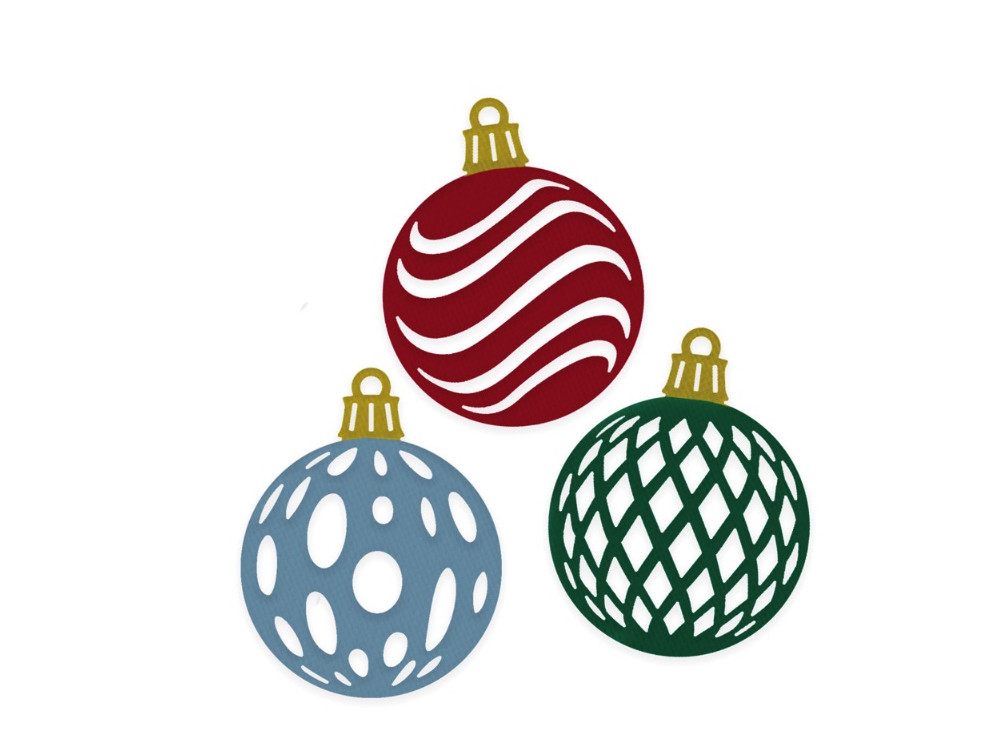Set of cutting dies Baubles - DpCraft - 3 pcs.