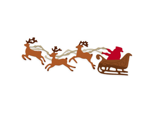 Set of cutting dies Santa's Sleigh - DpCraft