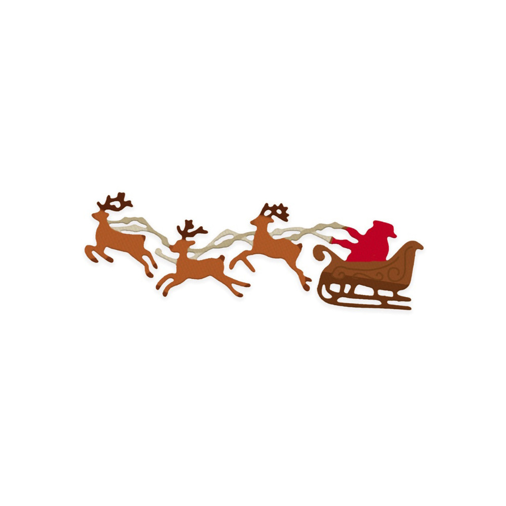 Set of cutting dies Santa's Sleigh - DpCraft