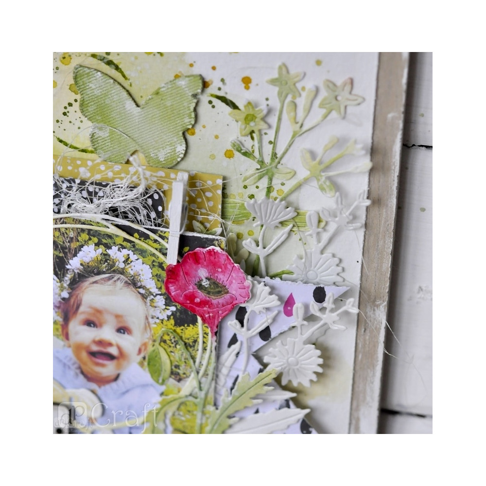 Mini klamerki drewniane - DpCraft - białe 2,5 cm 40 szt.