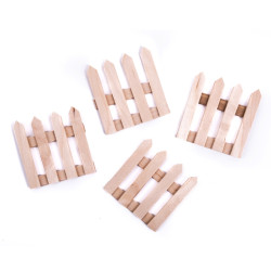 Wooden fences - DpCraft - 6 cm 4 pcs.