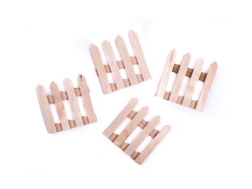 Drewniany płotek - DpCraft - 6 cm 4 szt.