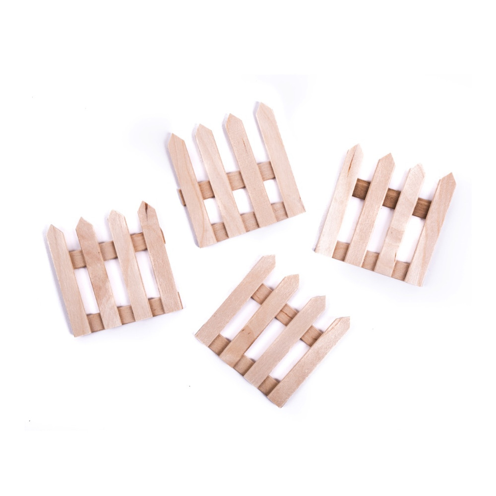 Wooden fences - DpCraft - 6 cm 4 pcs.