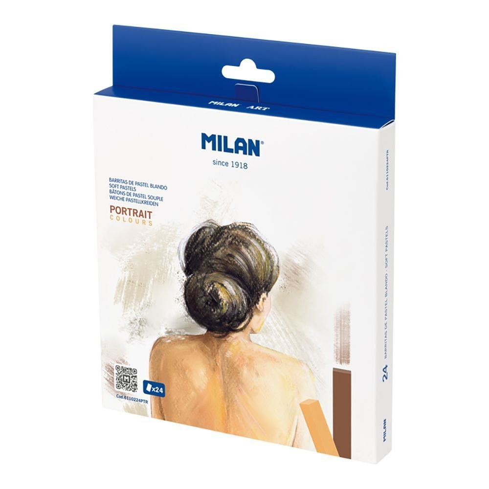Set of soft dry pastels Portrait - Milan - 24 pcs.