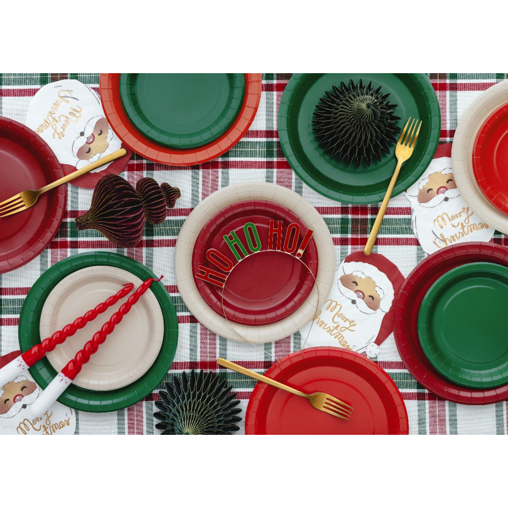 Paper napkins Merry Christmas Santa Claus - 13,5 x 16 cm 12 pcs.