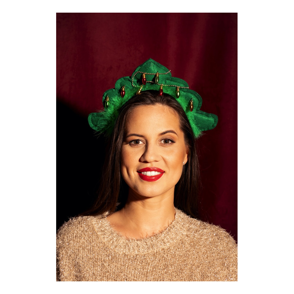 Opaska na głowę Choinka - 18,5 x 24 cm