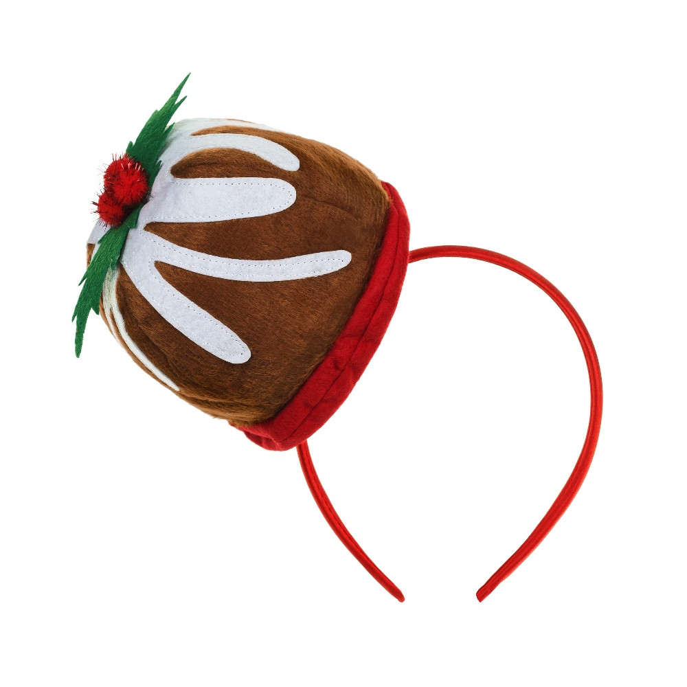 Cupcake with mistletoe headband - 19 x 19 cm