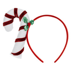 Candy cane headband - 18,5 x 15,5 cm