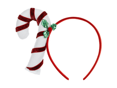 Candy cane headband - 18,5 x 15,5 cm