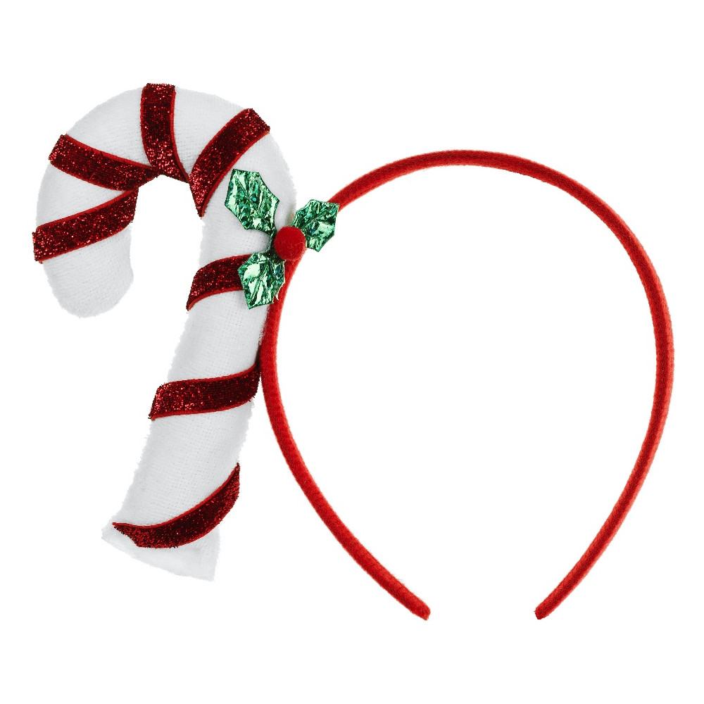 Candy cane headband - 18,5 x 15,5 cm