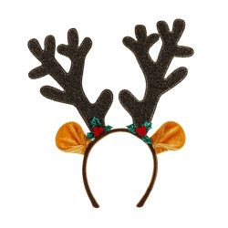 Reindeer antlers and ears headband - 29 x 34 cm
