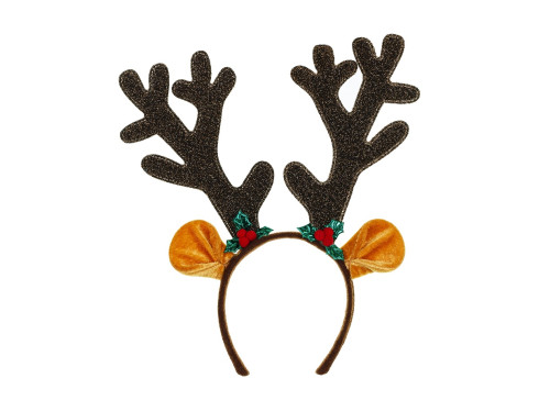 Reindeer antlers and ears headband - 29 x 34 cm
