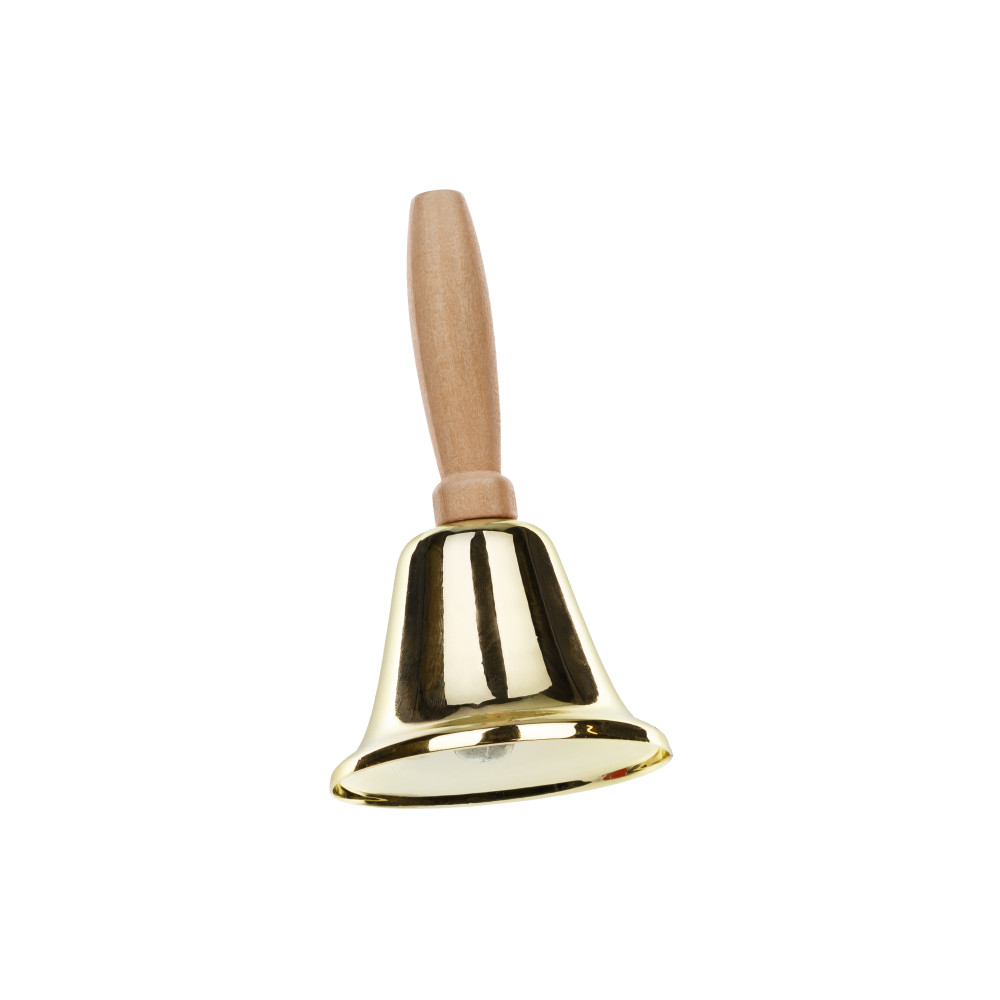 Santa bell - gold 11 cm