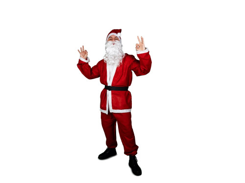 Santa Claus costume - red 170-190 cm