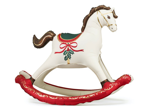 Foil balloon standing Rocking Horse - 118 x 104 cm