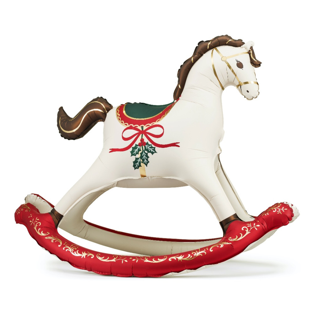 Balon foliowy stojący Koń na biegunach - 118 x 104 cm