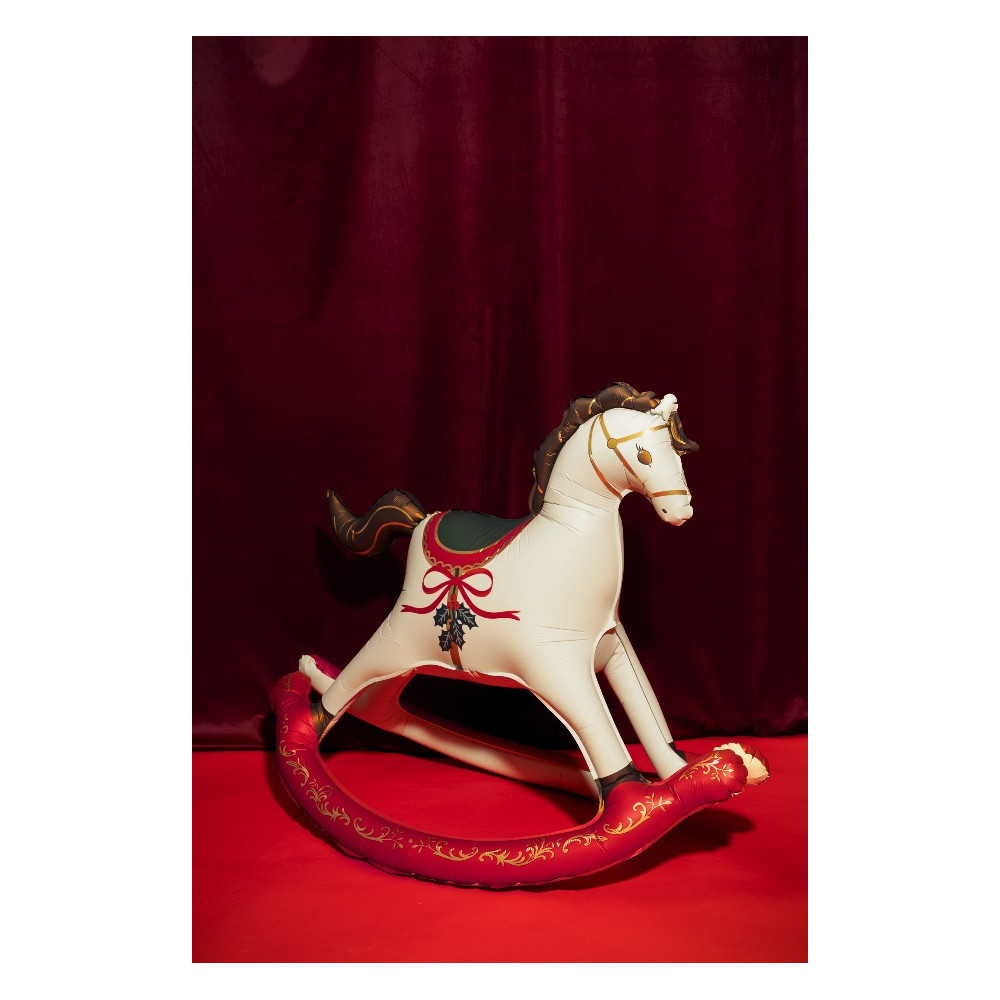 Foil balloon standing Rocking Horse - 118 x 104 cm