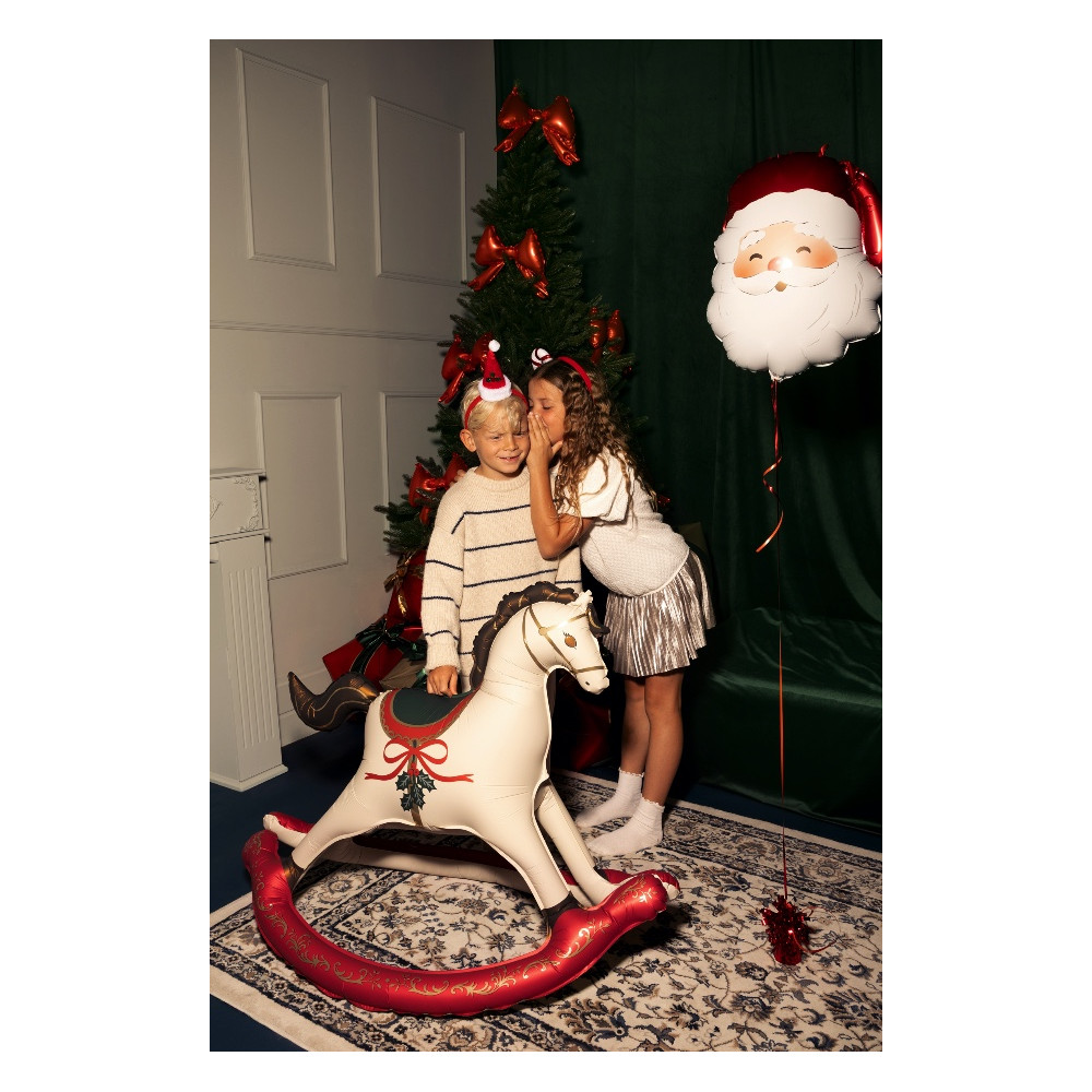 Foil balloon standing Rocking Horse - 118 x 104 cm