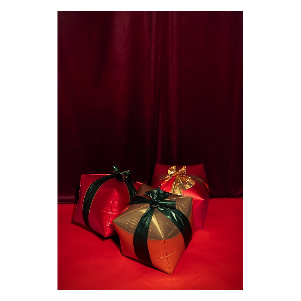 Balony foliowe stojące Prezenty - 34 x 36 cm 3 szt.