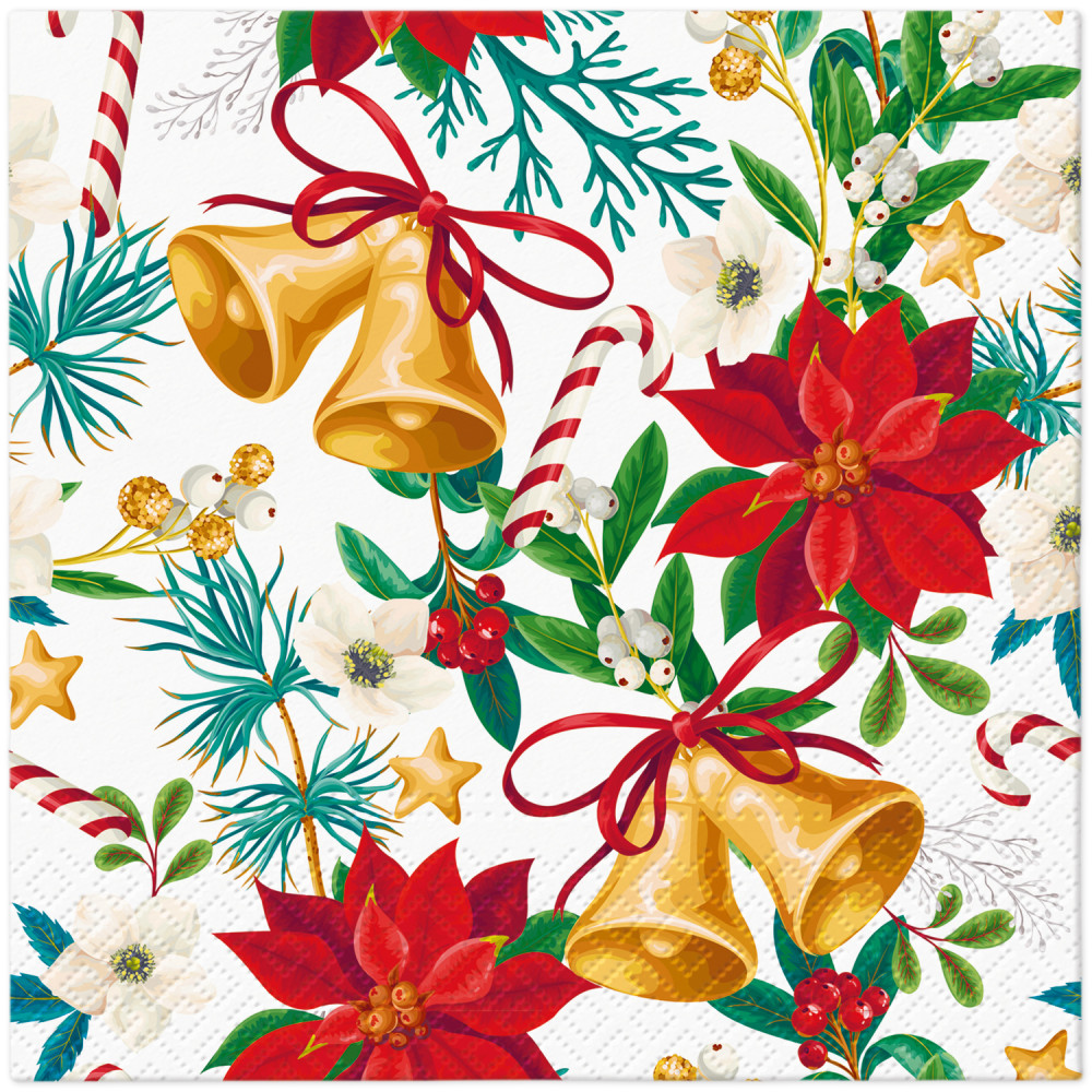 Decorative napkins Botanical Noel - Paw - 20 pcs.