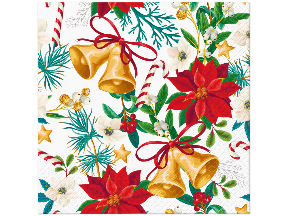 Decorative napkins Botanical Noel - Paw - 20 pcs.