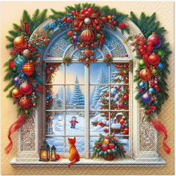 Serwetki ozdobne Holiday Arch Decor - Paw - 20 szt.