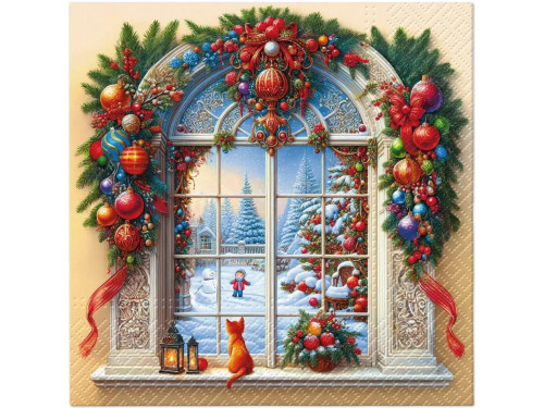 Decorative napkins Holiday Arch Decor - Paw - 20 pcs.