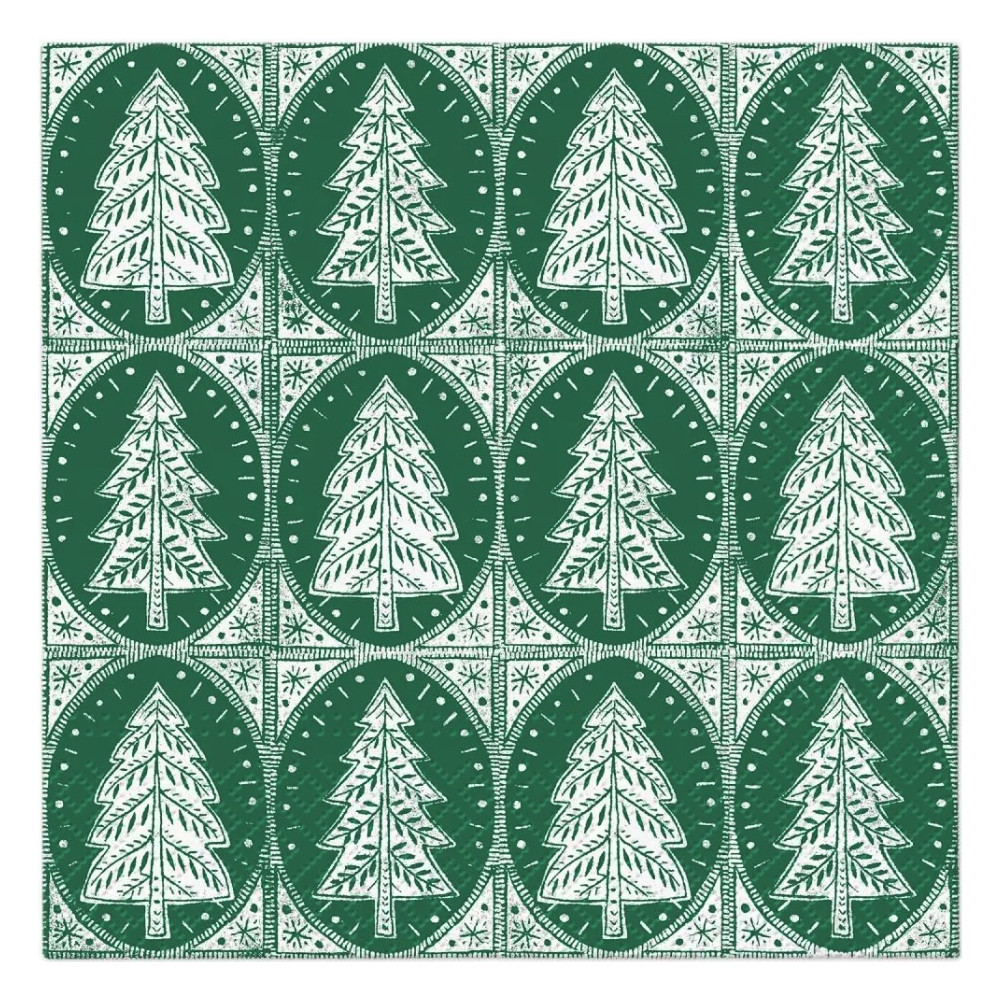 Decorative napkins Christmas Trees - Paw - 20 pcs.