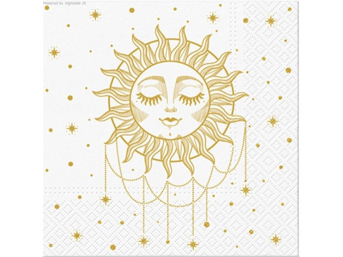 Decorative napkins Bohemian Sun - Paw - 20 pcs.