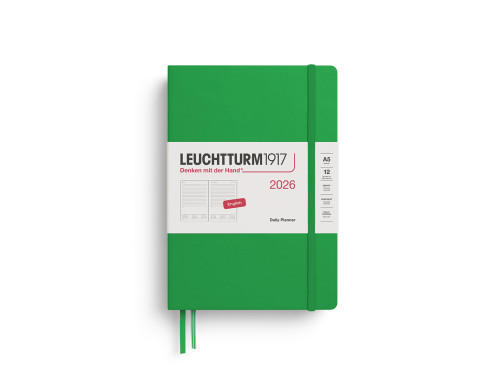 Daily Planner 2026 A5 - Leuchtturm1917 - Spring Leaf