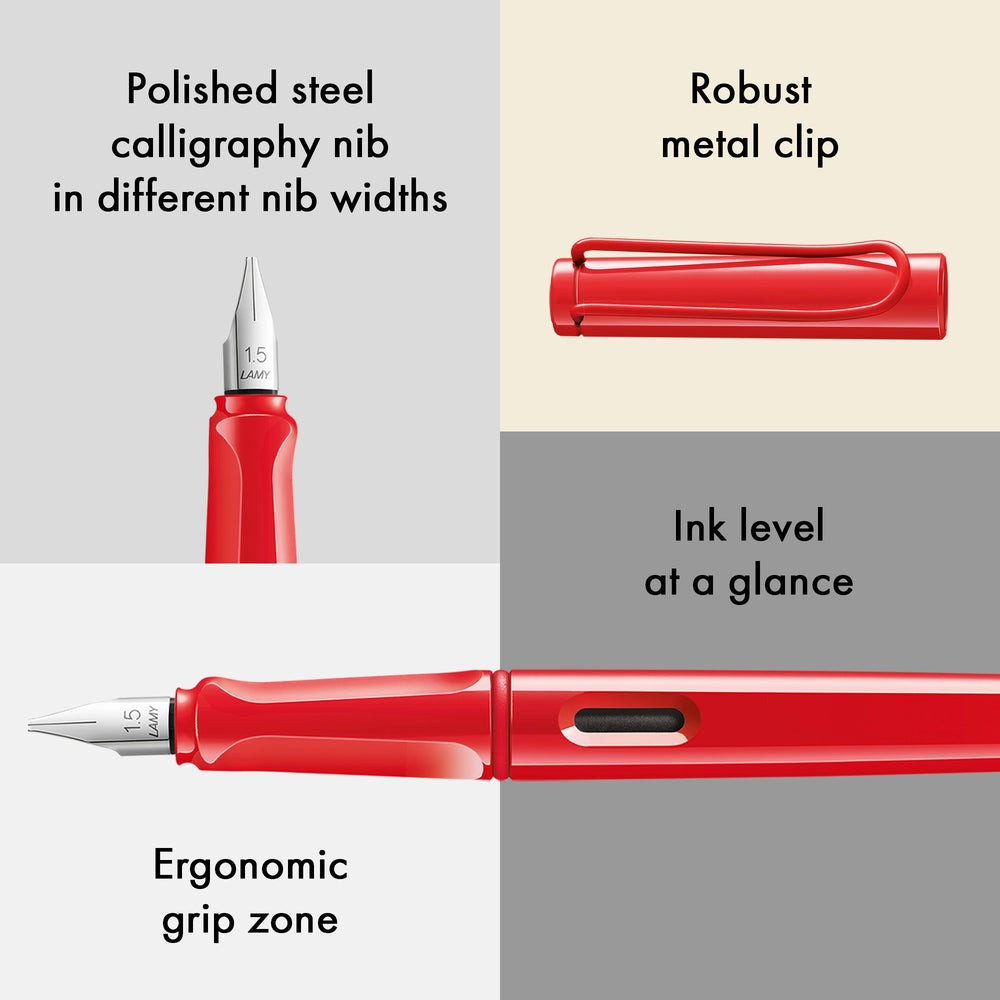 Fountain pen Joy - Lamy - Strawberry 1,9 mm