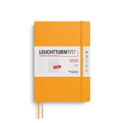 Planer tygodniowy z notatnikiem w kropki 2026 A5 - Leuchtturm1917 - Rising Sun