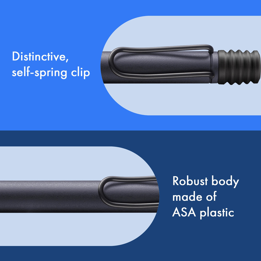 Safari Ballpoint Pen - Lamy - Steel Black M16