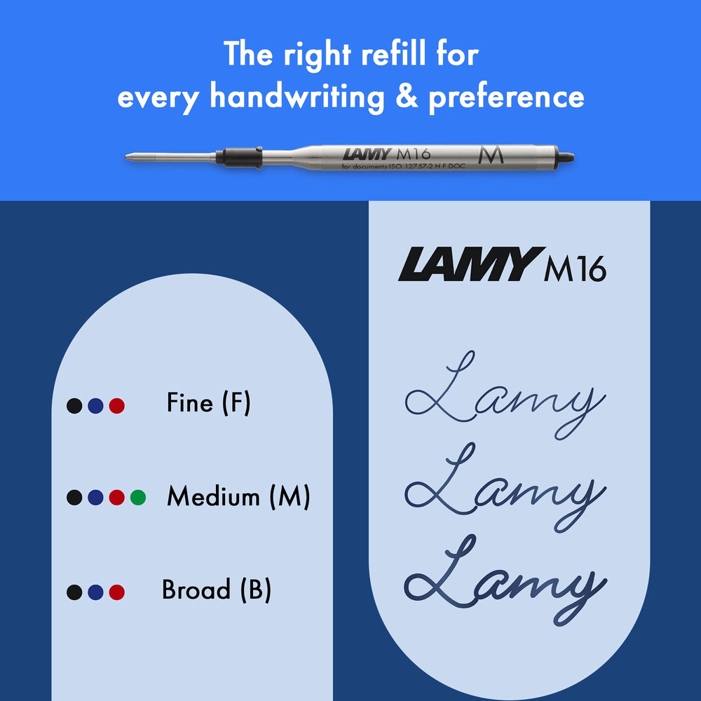 Safari Ballpoint Pen - Lamy - Steel Black M16