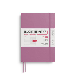 Dotted Weekly Planner & Notebook 2026 A5 - Leuchtturm1917 - Dusty Rose