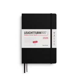 Planer tygodniowy wertykalny 2026 A5 - Leuchtturm1917 - Black