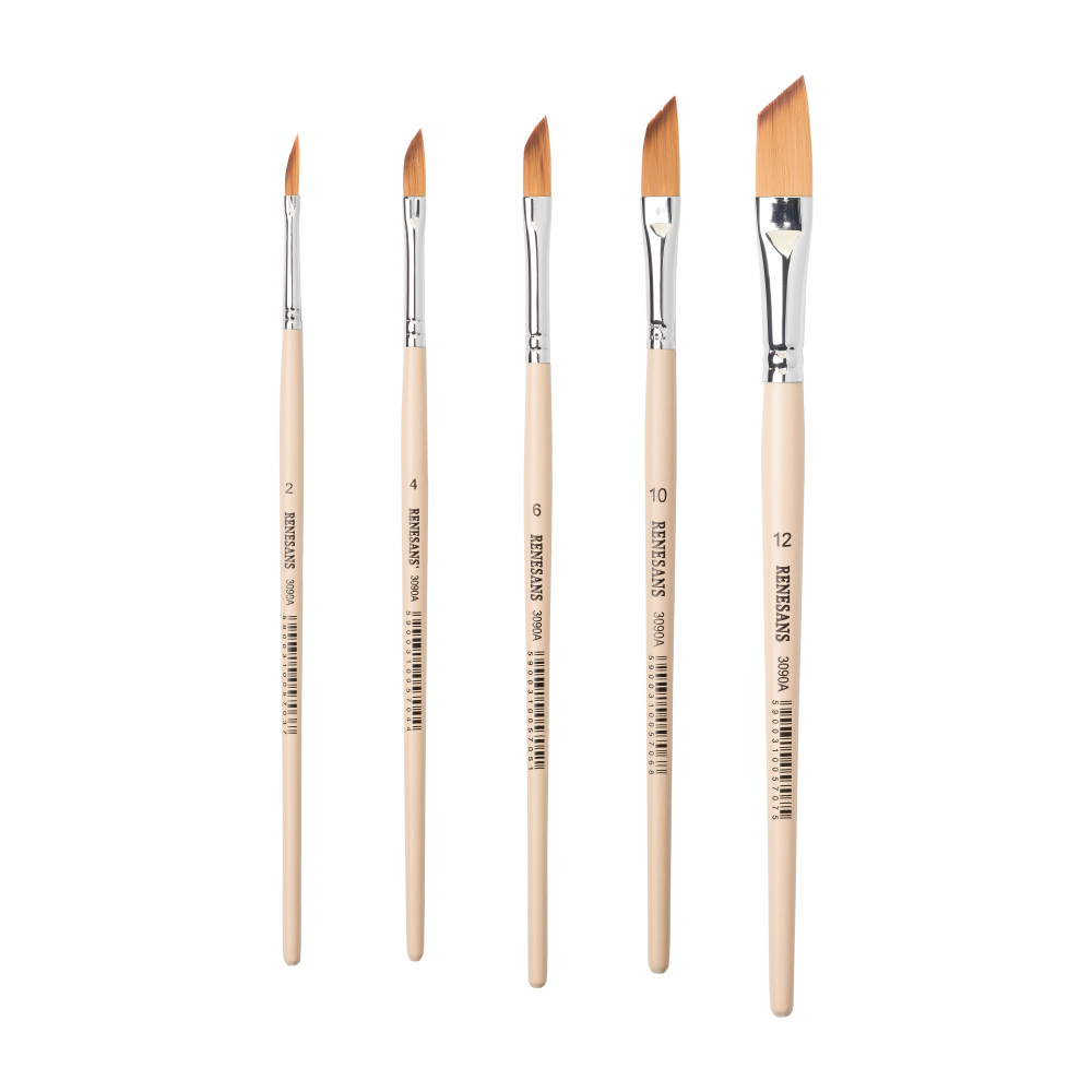 Chisel synthetic 3090A series brush - Renesans - no. 4