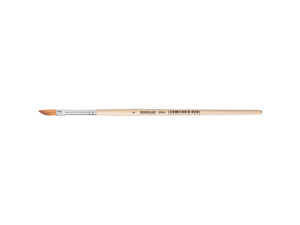 Chisel synthetic 3090A series brush - Renesans - no. 4