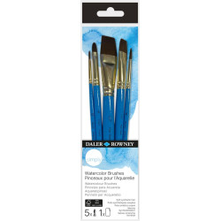 Set of Simply Watercolour brushes - Daler Rowney - 5 pcs.