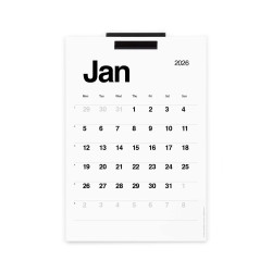 Wall KAL calendar 2026