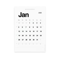 Pages for wall KAL calendar 2026
