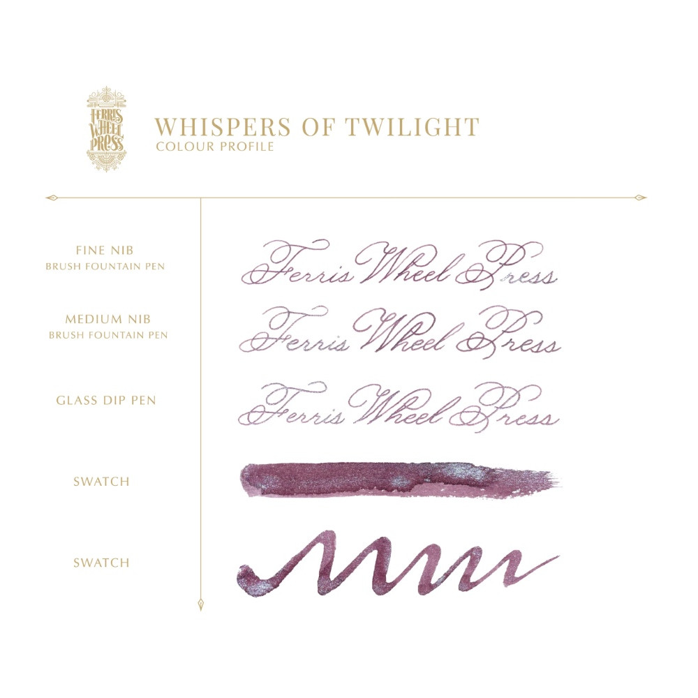 Calligraphy ink FerriTales Bestiary Series - Ferris Wheel Press - Whispers of Twilight 85 ml
