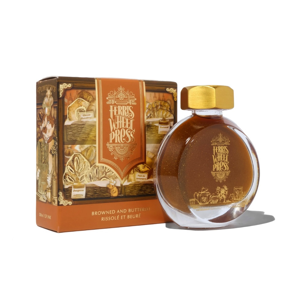Calligraphy ink - Ferris Wheel Press - Browned and Buttered 38 ml