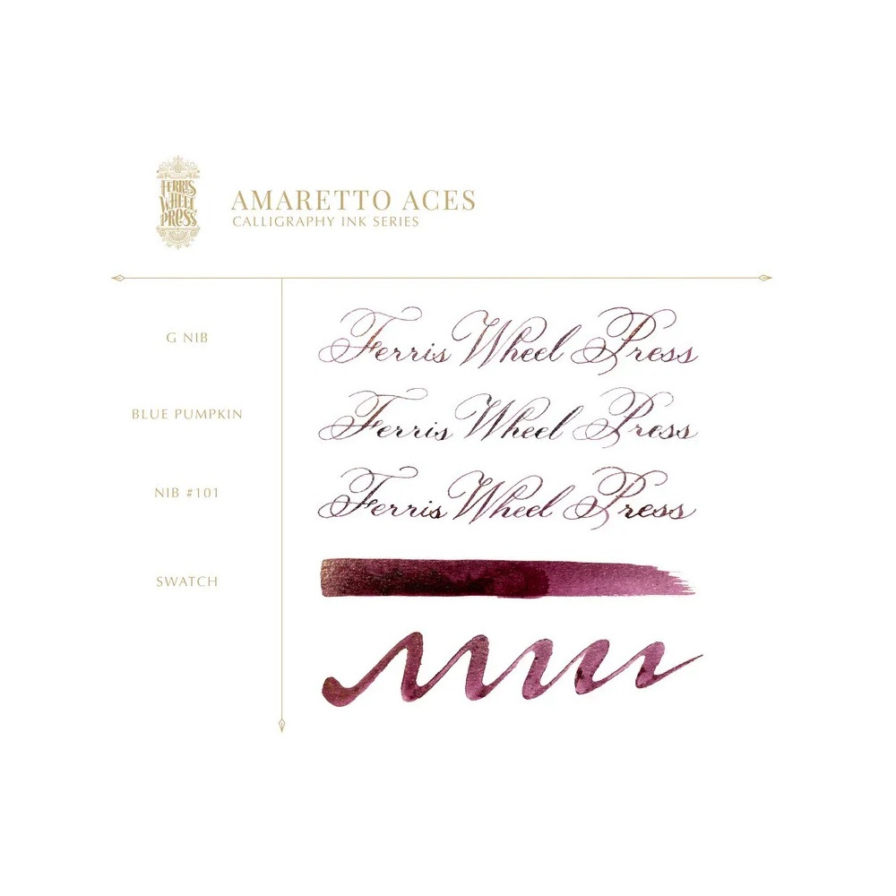 Tusz wodoodporny - Ferris Wheel Press - Amaretto Aces 28 ml