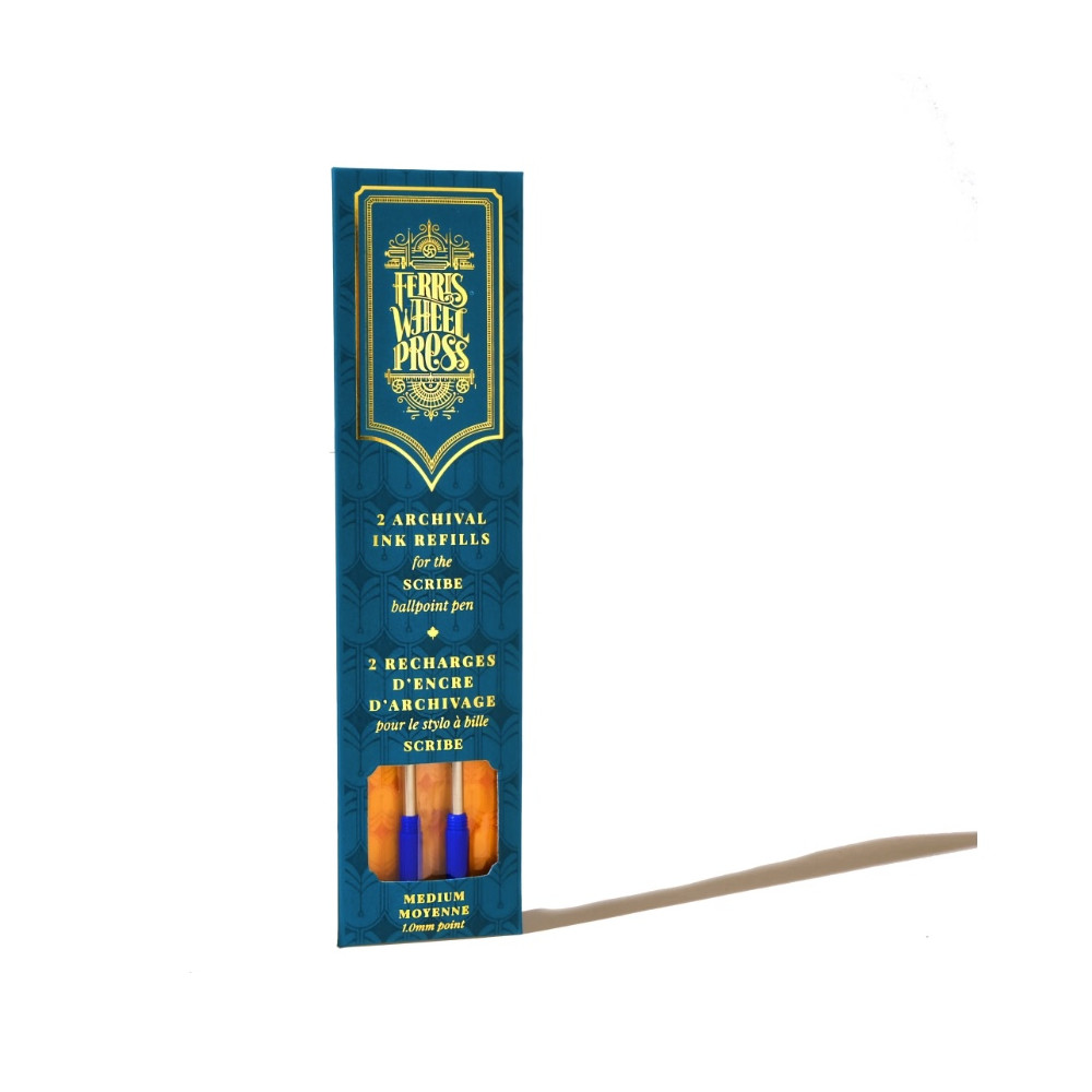 The Scribe Ink Refills - Ferris Wheel Press - Jelly Bean Blue 2 pcs.