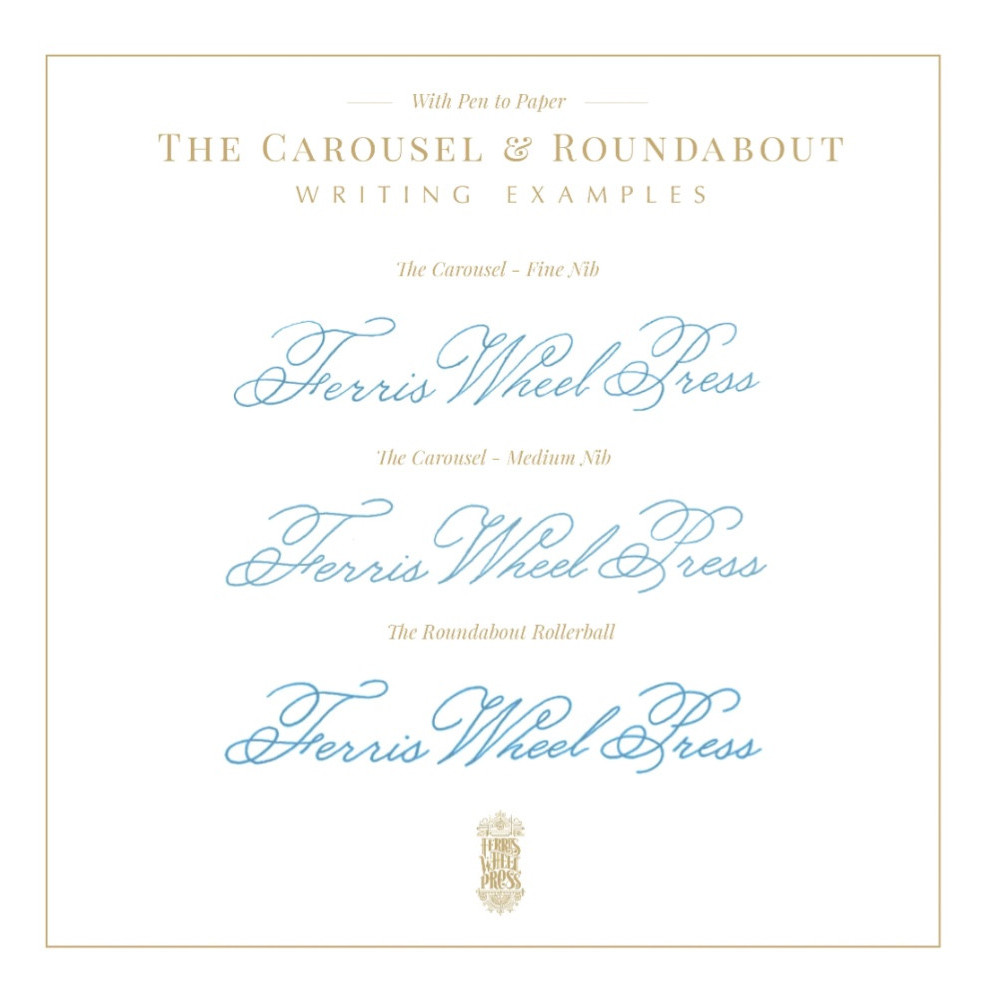 Roundabout Rollerball Pen - Ferris Wheel Press - Oinking Embers